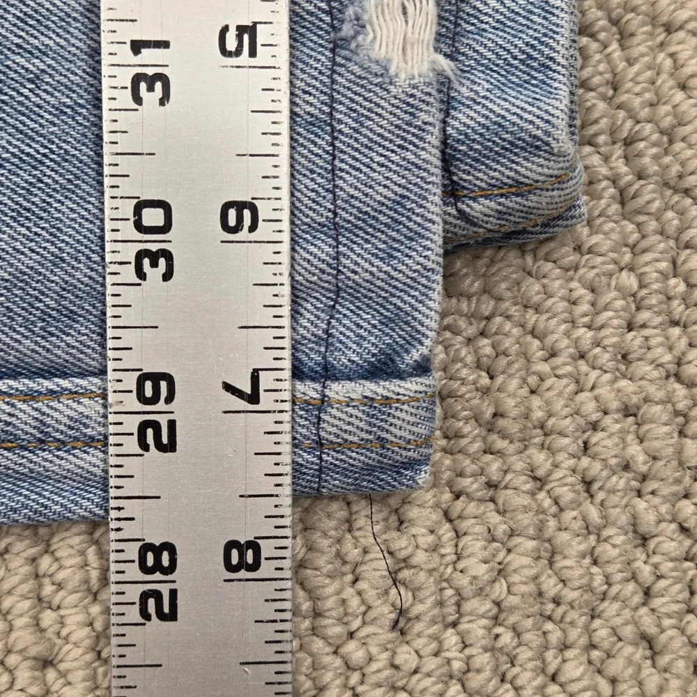 Vintage 90s Levis 505 Orange Tab Jeans Mens 34x32 Light Wash Denim USA MADE